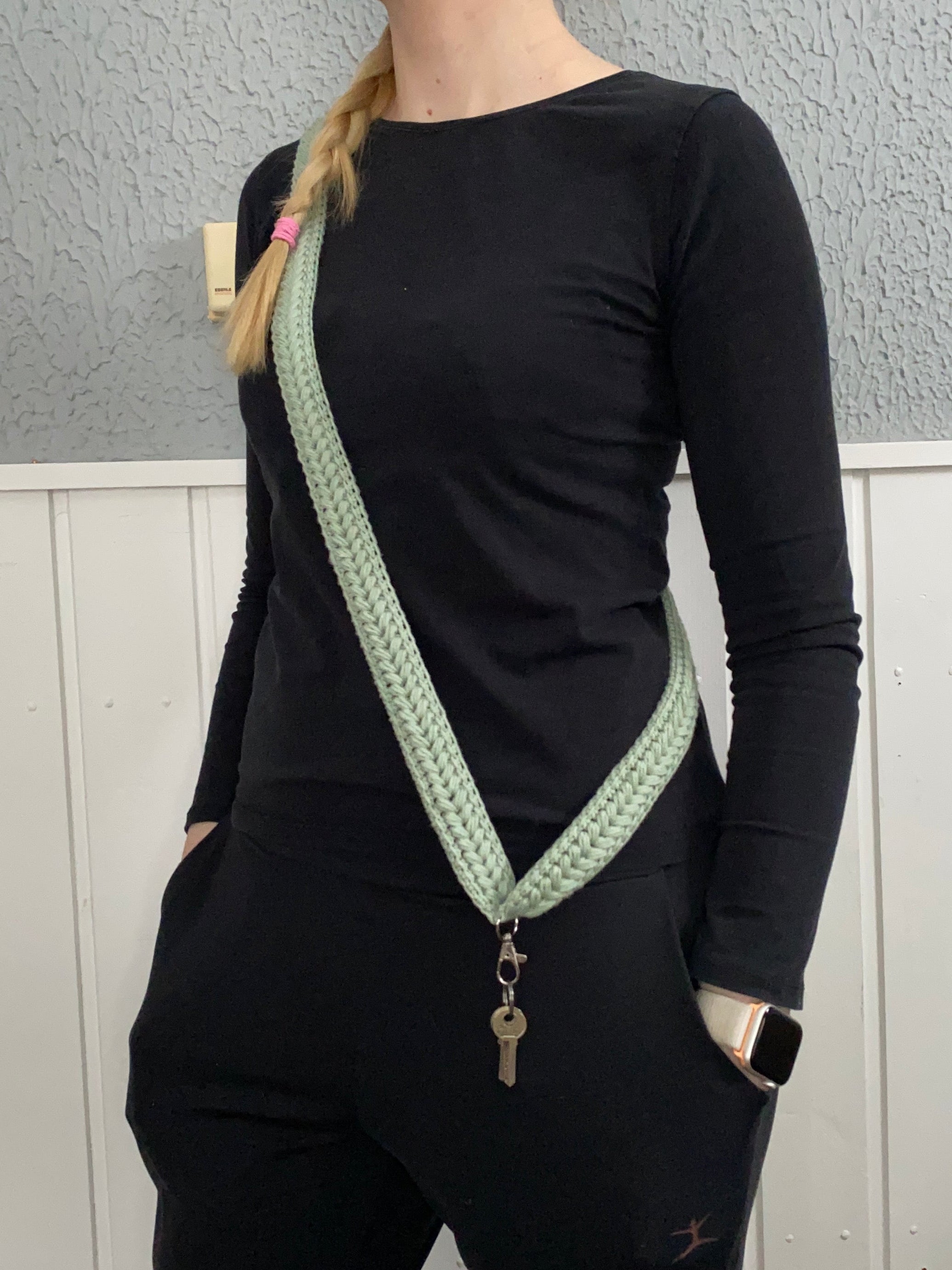 125cm, Sage, avainnauha turvalukolla